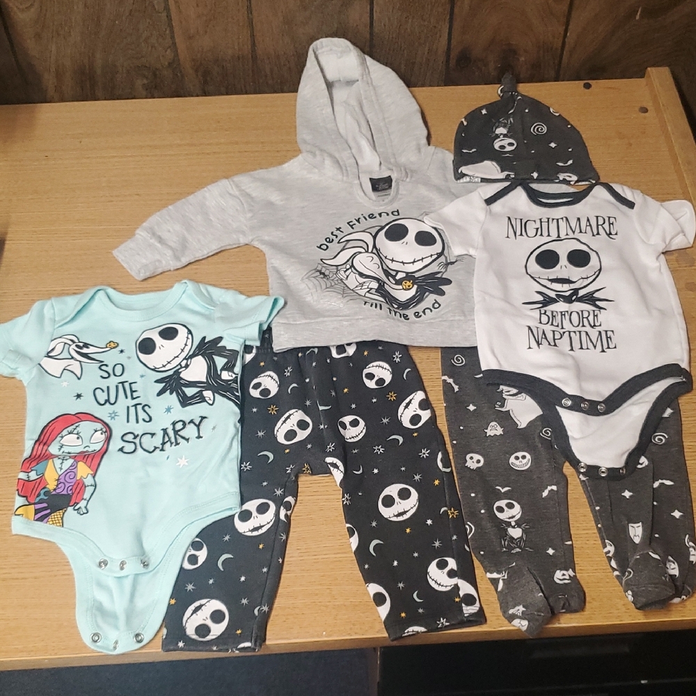 Disney Nightmare Before Christmas Baby Six Piece Set